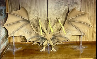 S.H.MonsterArts King Ghidorah 2019 Godzilla King of the Monsters Figure Bandai!-image