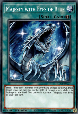 YUGIOH Majesty with Eyes of Blue : LDS2-EN027 : Common 1st-ED NM-image