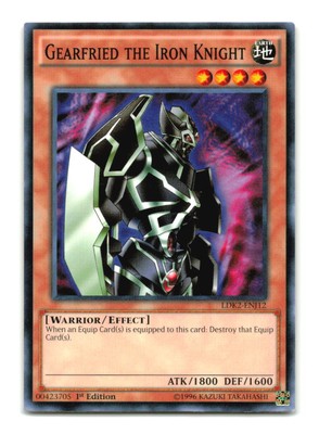Gearfried the Iron Knight - LDK2-ENJ12 1st Edition - YuGiOh-LP-image