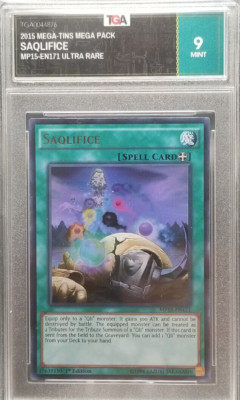 Saqlifice MP15-EN171 YuGiOh 2015 Mega-Tin Mega Pack - GRADED MINT 9!!-image