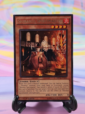 Yu-Gi-Oh TCG Card | Shiranui Spiritmaster MP16-EN201 First Edition-image