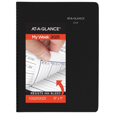 AT-A-GLANCE 2025 Appointment Book Planner, Weekly, 8