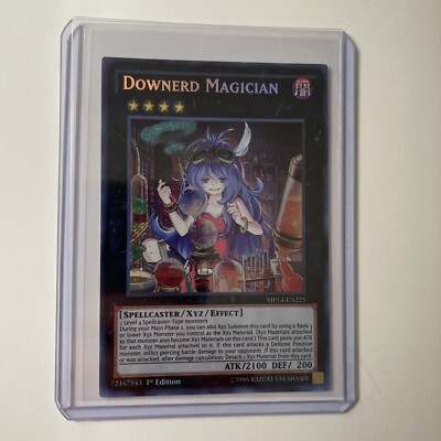 Yugioh Card Downerd Magician MP14-EN225 Secret Rare 1st Edition NM-Mint-image