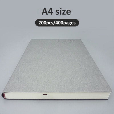 Thick PU Leather Journal A4 Notebook Lined Paper Writing Diary Planner 400 Pages-image