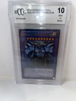 YuGiOh! 2010 Legendary Collection Obelisk the Tormentor BCCG 10 MINT Limited Edi-image