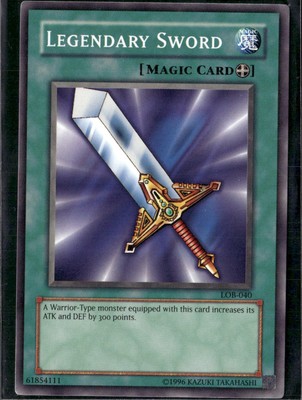 Yu-Gi-Oh! Legendary Sword LOB-040 Common Unlimited LP-image