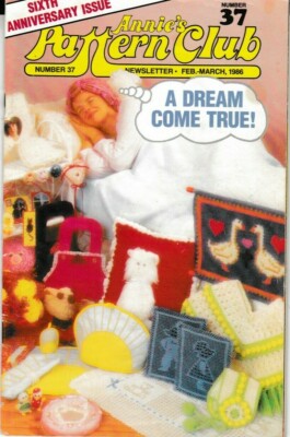 Annie's Pattern Club Newsletter Magazine | February/March 1986 | Number 37-image