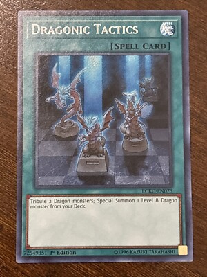 Yu-Gi-Oh! TCG Dragonic Tactics LCKC-EN073 1st Edition Secret Rare LP-image