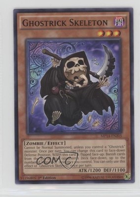 Ghostrick Skeleton 1st Ed. YuGiOh Mega-Tins Mega Pack #MP14-EN205 q5p-image