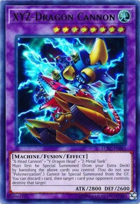 Yugioh! XYZ-Dragon Cannon - LCKC-EN061 - Ultra Rare - Unlimited Edition Near Min-image