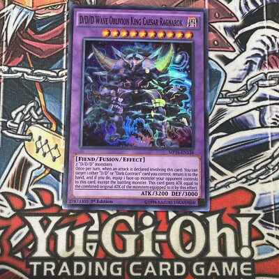** D/D/D Wave Oblivion King Caesar Ragnarok 1Ed *** MP16-EN138 SUPR | YuGiOh! NM-image