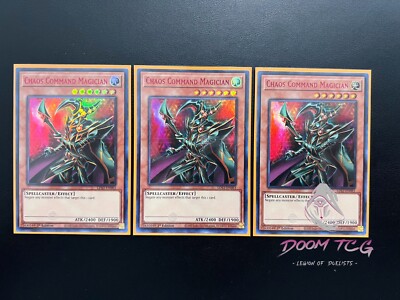 Yugioh Chaos Command Magician LDS3-EN083 1st Ed UR 🔴 (x3)-image
