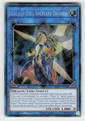 2019 Gold Sarcophagus Tin Mega Pack #MP19-EN188 Galaxy-Eyes Solflare Dragon-image