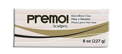 Premo Clay 8Oz Translucent Retains Flexibility After Baking Soft Enough to Blend-image