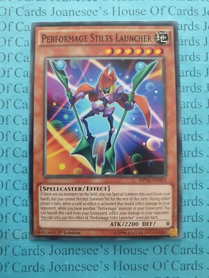 MP16-EN063 Performage Stilts Launcher Yu-Gi-Oh Card 1st Edition New-image