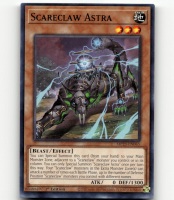 Yugioh Scareclaw Astra 25th Anniv. Tin: Dueling Heroes Mega Pack-image