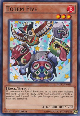 Totem Five - MP17-EN088 - Common - 1st Edition Near Mint 2017 Mega Tin Singles-image