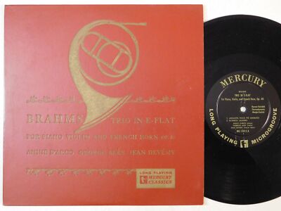 ANNIE D'ARCO GEORGES ALES JEAN DEVEMY Brahms Trio Op 40 MERCURY 10