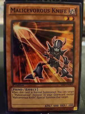 Malicevorous Knife - 1st Edition - Yugioh Dark Monster - Vintage-image