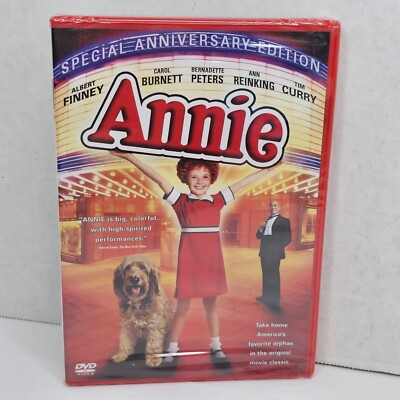 Annie DVD - Special Anniversary Edition, Carol Burnett, Tim Curry, Sealed, New-image