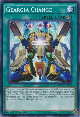 Geargia Change - MP17-EN053 - Common - 1st Edition Near Mint 2017 Mega Tin Singl-image