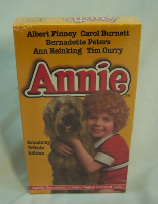 ANNIE the MOVIE VHS VIDEO NEW in Shrinkwrap Digitally Remastered-image
