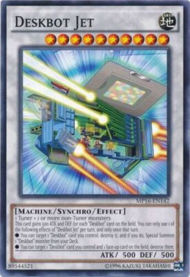 Yu-Gi-Oh! TCG Deskbot Jet 2016 Mega Tins Pack MP16-EN142 Unlimited Ed Common NM-image