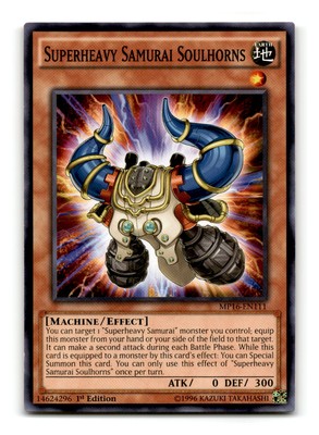 Superheavy Samurai Soulhorns - MP16-EN111 1st Edition - YuGiOh-LP-image
