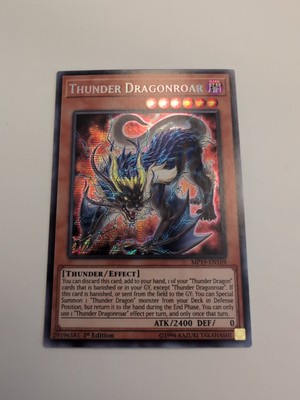 Thunder Dragonroar MP19-EN169 2019 Gold Sarcophagus Tin Mega Pack 1st Edition-image