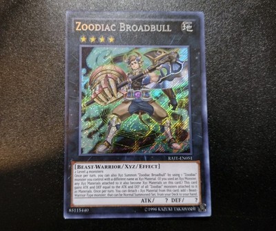 Zoodiac Broadbull MP17-EN206 Secret Rare 1st Edition Yugioh Card NM-image