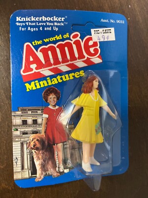 VTG 1982 NOS The World Of ANNIE Miniatures Knickerbocker - 2.5