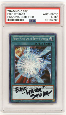 PSA Signed Eric Stuart Burst Stream of Destruction LCKC-EN025 1st Edition-image