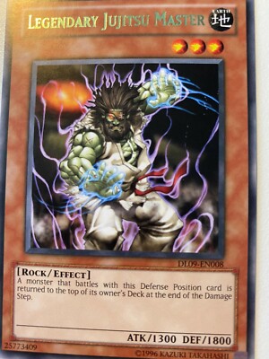 Yugioh Legendary Jujitsu Master DL09-EN008 Rare GREEN NM-image