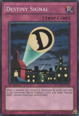 Destiny Signal - LCGX-EN148 - Common - 1st Edition - Heavily Played-image