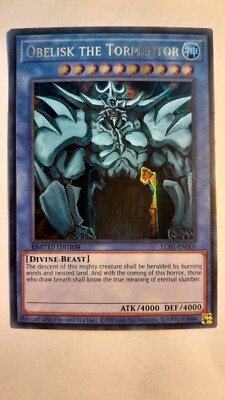 Obelisk the Tormentor (Quarter Century Secret Rare) LC01-EN001 Legendary...-image