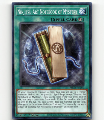 Yugioh Ninjitsu Art Notebook of Myster 25th Anniv. Tin: Dueling Heroes Mega Pack-image