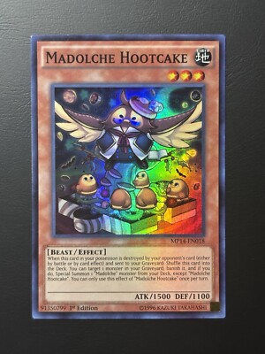 Yugioh! - Madolche Hootcake MP14-EN018 Super Rare 1st Edition Near Mint-image