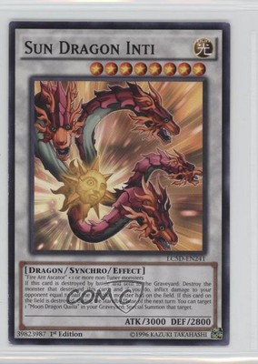 Sun Dragon Inti 1st Ed. YuGiOh Legendary Collection 5Ds Mega-Pack 0g4-image