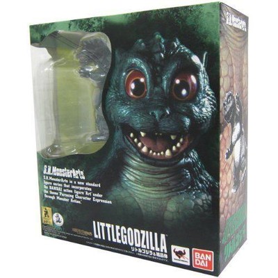 Bandai Little Godzilla And Crystal Set - S.H. Monsterarts Figure Doll Toy-image