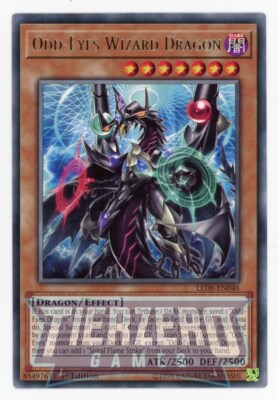 Yugioh Odd-Eyes Wizard Dragon LED6-EN046 Rare 1st Edition NM/LP-image