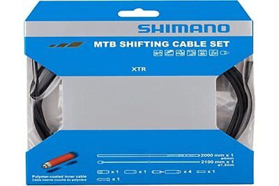 SHIMANO Repair Parts Shift Cable Set Polymer Coating MTB Black Y01V98112-image