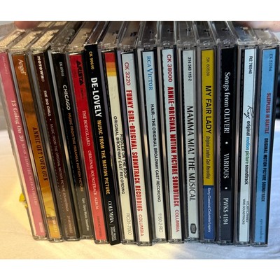 Movie & Broadway Soundtrack CD Bundle -15 CD's - Chicago, Annie, The Bodyguard-image