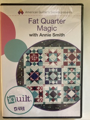 American Quilter’s Society Presents Fat Quarter Magic W/ Annie Smith DVD New-image