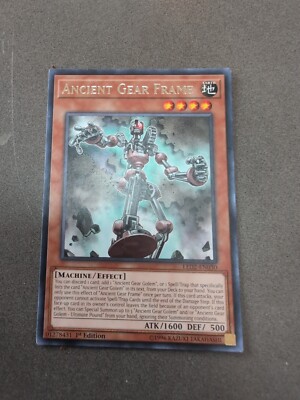 Yugioh Ancient Gear Frame LED2-EN030 Rare 1st Ed NM-image