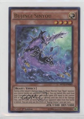Bujingi Sinyou (UR) 1st Ed. YuGiOh Mega-Tins Mega Pack #MP15-EN049 00jz-image