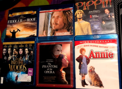 Broadway on Blu-ray & DVD! Lot of 6 Musicals - LIKE NEW Phantom, Pippin, Fiddler-image