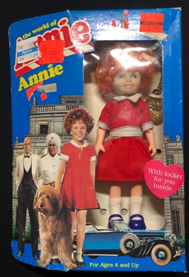 The World Of Annie, Little Orphan Doll, Vintage 1982 Knickerbocker-image