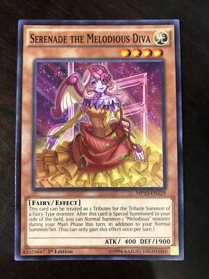 Serenade The Melodious Diva MP15-EN129 YuGiOh! Mega Pack 2015 1st Edition NM x1-image