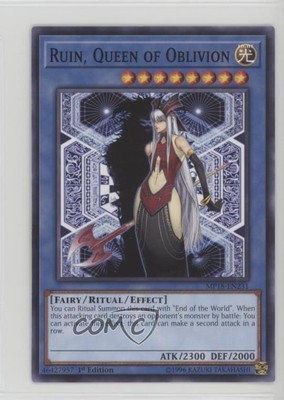 Ruin Queen of Oblivion 1st Ed. YuGiOh Mega-Tins Mega Pack #MP18-EN231 0su9-image