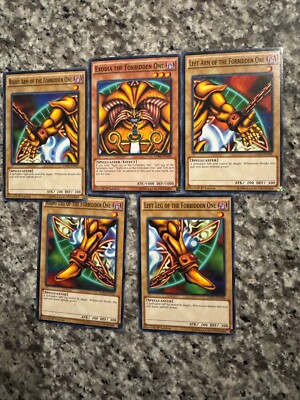 Yu-Gi-Oh! TCG Exodia Set (Exodia, Left Arm, Left Leg, Right Arm, Right Leg)...-image